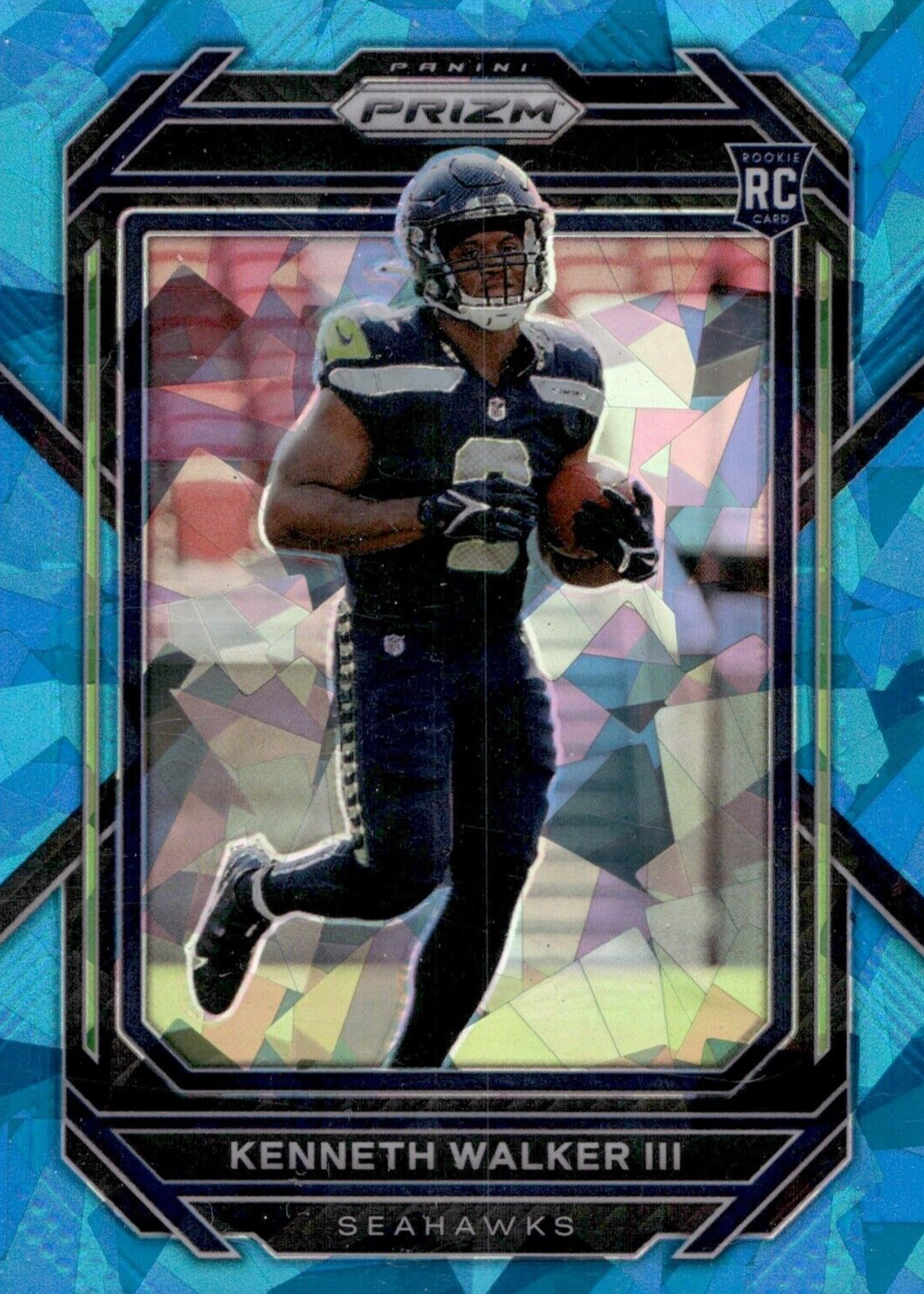 Kenneth Walker III 2022 Prizm #318 Blue Ice /99 Price Guide
