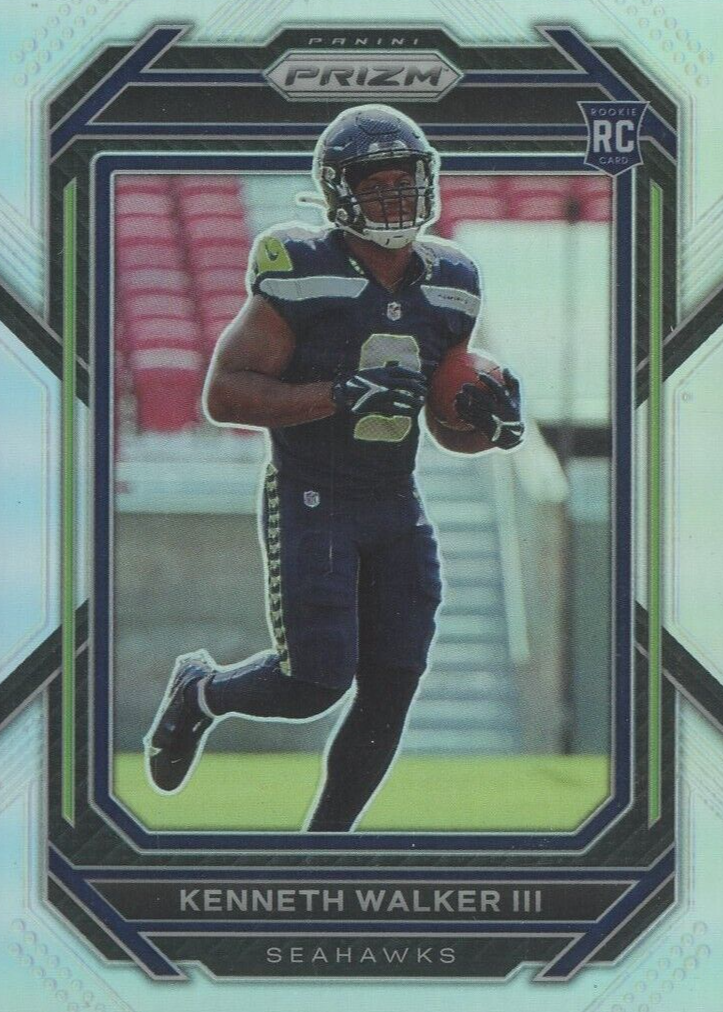 2022 KENNETH WALKER III RC PANINI SPECTRA TRUE RPA AUTO 27