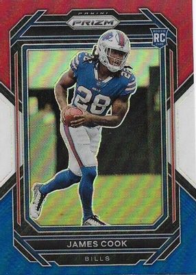 2022 Prizm #319 Red White Blue