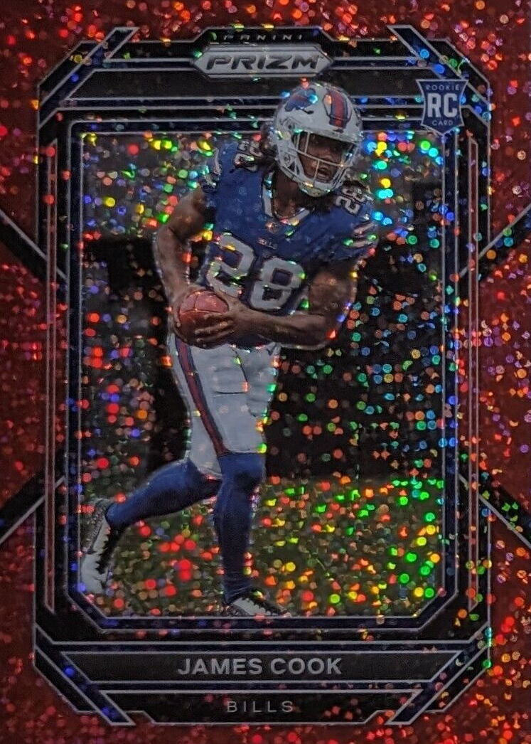 James Cook 2022 Prizm #319 Red Sparkle /(SSP) Price Guide - Sports