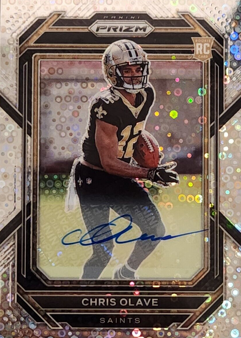 Chris Olave 2022 Prizm #310 Rookie Autographs - No Huddle RAW Price Guide - Sports  Card Investor