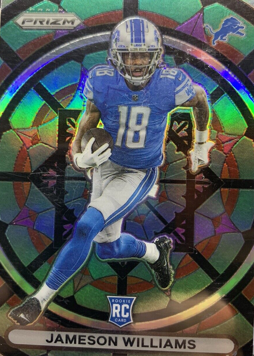 Jameson Williams 2022 Prizm #SG-9 Stained Glass /(SSP) Price
