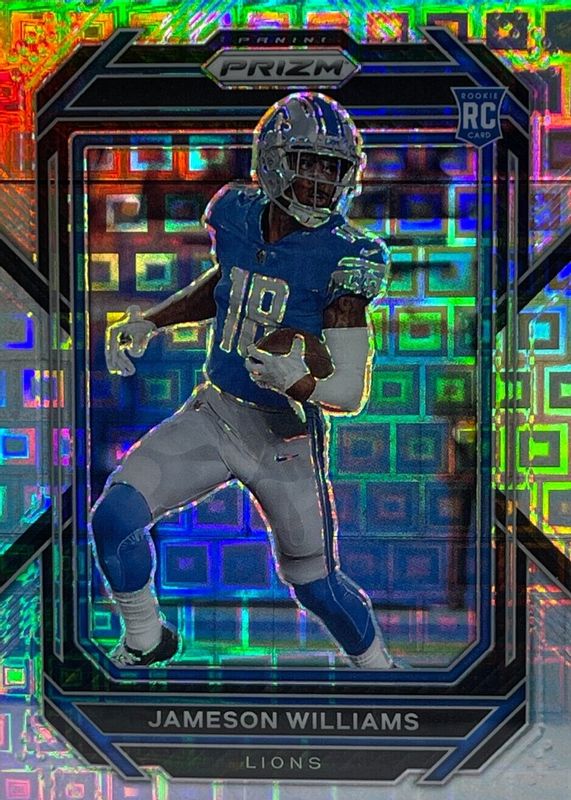 Jameson Williams 2022 Prizm #311 Pandora /400 Rookie PSA 10