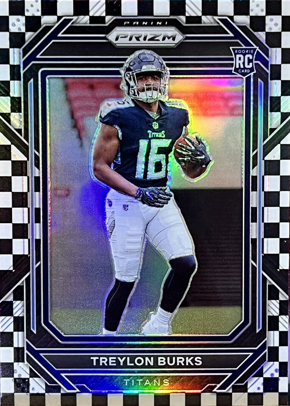 Treylon Burks 2022 Prizm #313 Black & White Checker /(SSP) Price