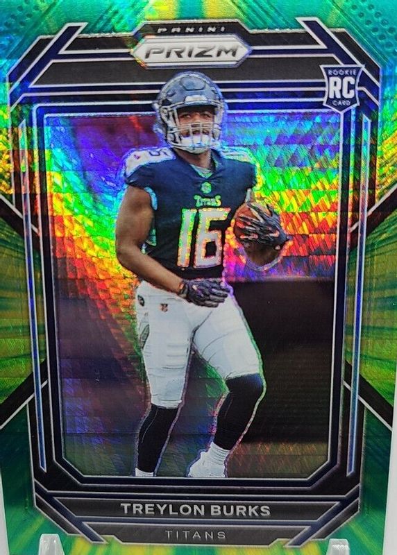 Treylon Burks 2022 Prizm #313 Hyper /175 Rookie PSA 10