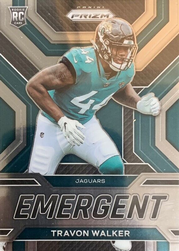 Travon Walker 2022 Prizm #E-19 Emergent Rookie SGC 9.5