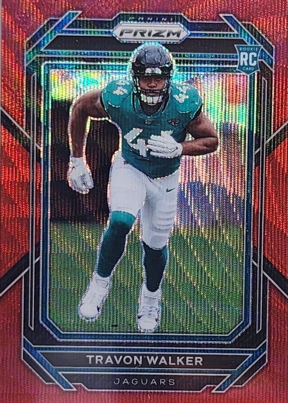 Travon Walker 2022 Prizm #339 Red Wave /149 Rookie PSA 10