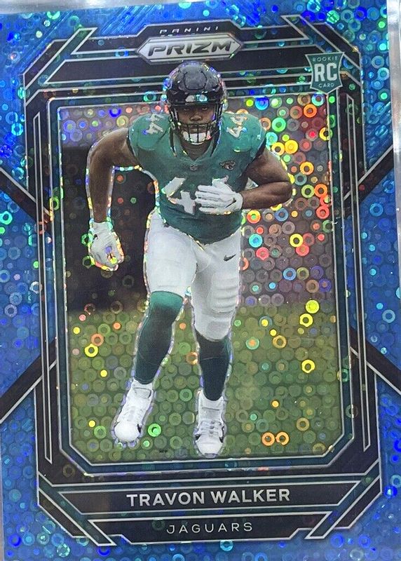 Travon Walker 2022 Prizm #339 No Huddle Blue /79 Rookie PSA 9