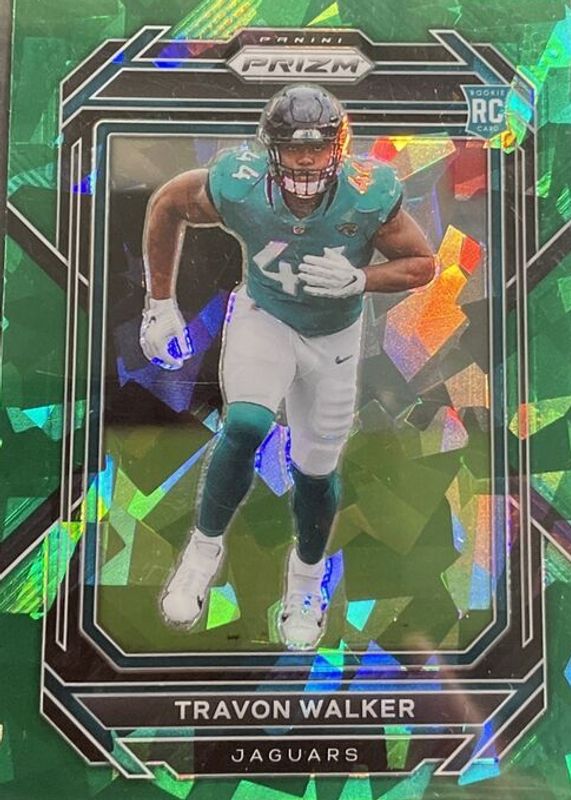 Travon Walker 2022 Prizm #339 Green Ice Rookie PSA 10