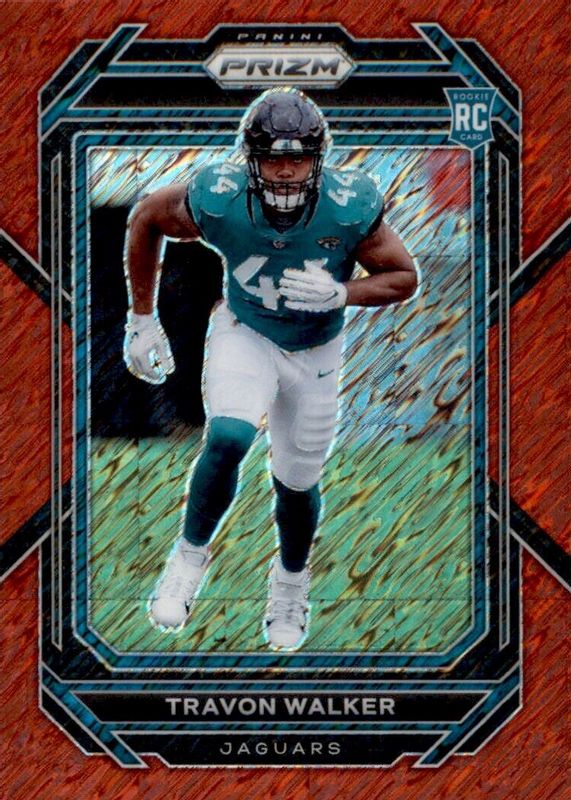 Travon Walker 2022 Prizm #339 Red Shimmer /35 Rookie PSA 10