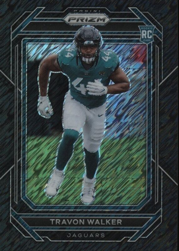 Travon Walker 2022 Prizm #339 Black Shimmer /1 Rookie PSA 10