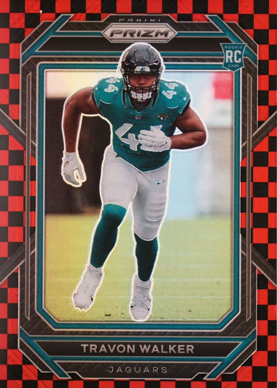 Travon Walker 2022 Prizm #339 Black & Red Checker /(SSP) Rookie PSA 10