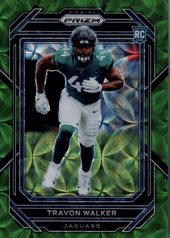 Travon Walker 2022 Prizm #339 Green Scope /75 Rookie PSA 10