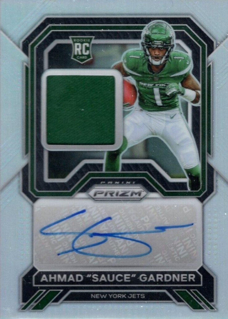 Sauce Gardner 2022 Prizm #RPA-AG Rookie Patch Auto /99 Price