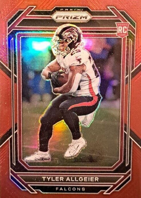 Tyler Allgeier 2022 Prizm #344 Red /(SSP) Rookie SGC 10