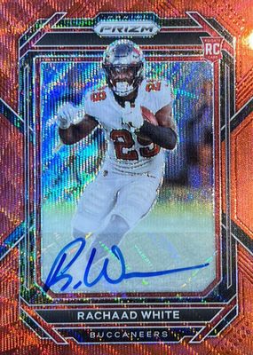 2022 Prizm #343 Rookie Autographs - Red Wave /149