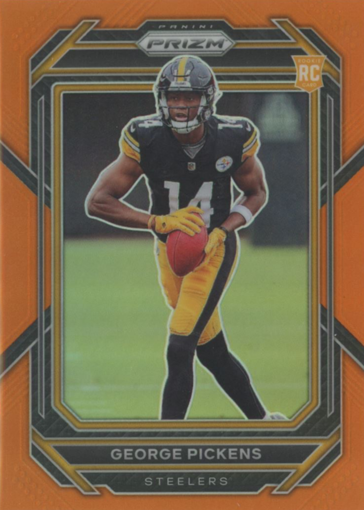 George Pickens 2022 Prizm #329 Orange /249 Price Guide - Sports