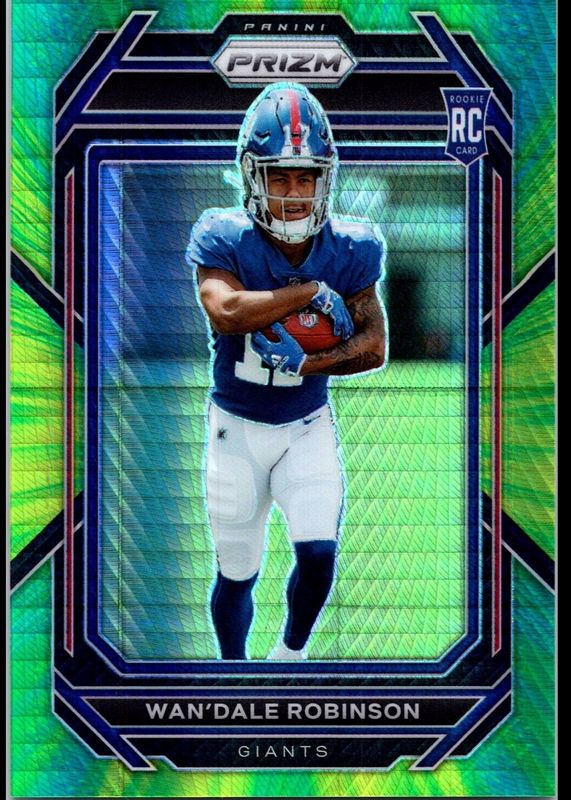 Wan'Dale Robinson 2022 Prizm #315 Hyper /175 Rookie BGS 9.5