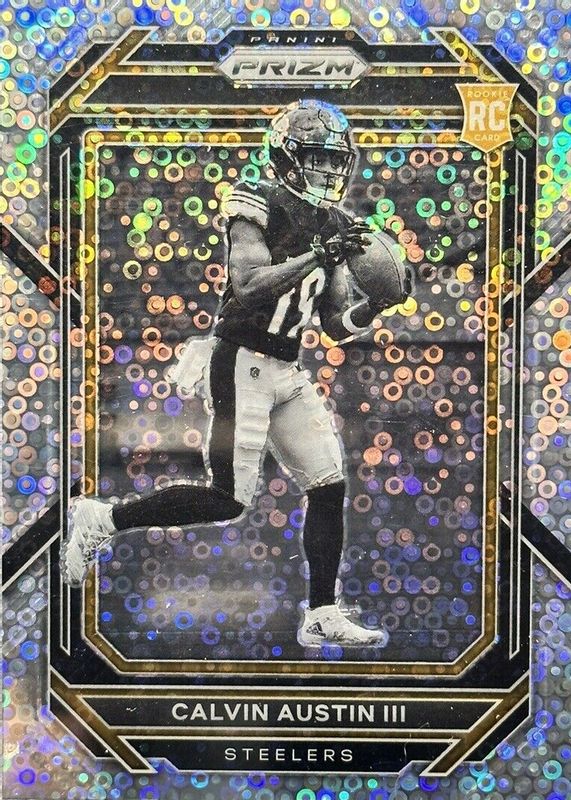 Calvin Austin III 2022 Prizm #338 Variation - No Huddle Rookie BGS 9.5