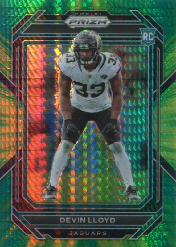 Devin Lloyd 2022 Prizm #376 Hyper /175 Rookie RAW