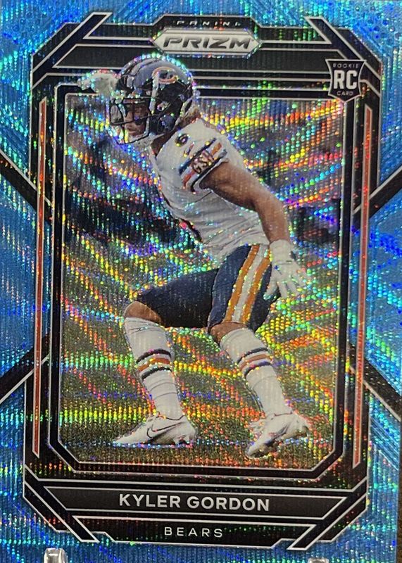 Kyler Gordon 2022 Prizm #385 Blue Wave /199 Rookie RAW