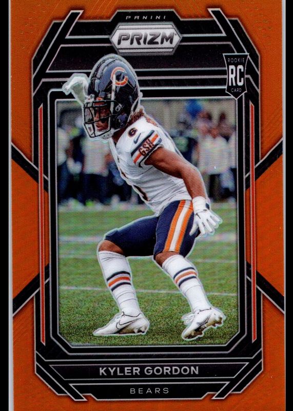 Kyler Gordon 2022 Prizm #385 Orange /249 Rookie RAW