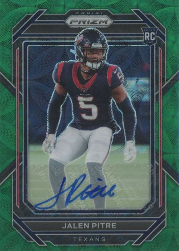 2022 Prizm #383 Rookie Autographs - Green Scope /75