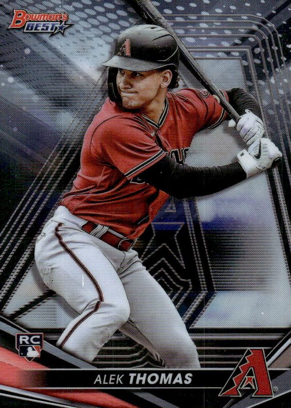 Alek Thomas 2022 Bowman's Best #22 Base Rookie PSA 10