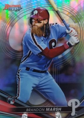 2018 bowman Brandon marsh auto リフ PSA9 2018 bowman Brandon marsh auto リフ PSA9
