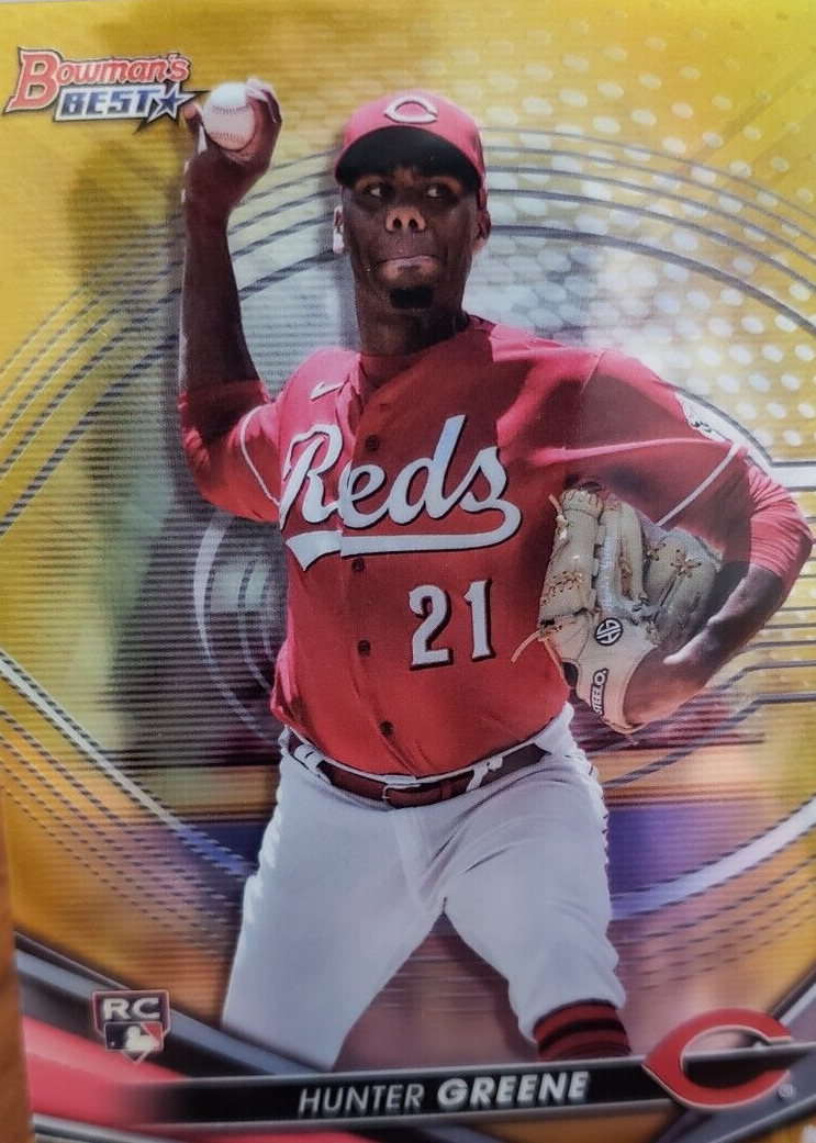 Hunter Greene 2022 Bowman's Best #54 Gold Refractor /50 Price