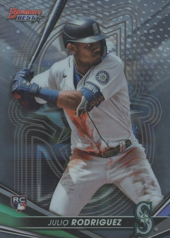 Julio Rodriguez 2022 Bowman's Best #23 Base Rookie BGS 10 PRISTINE