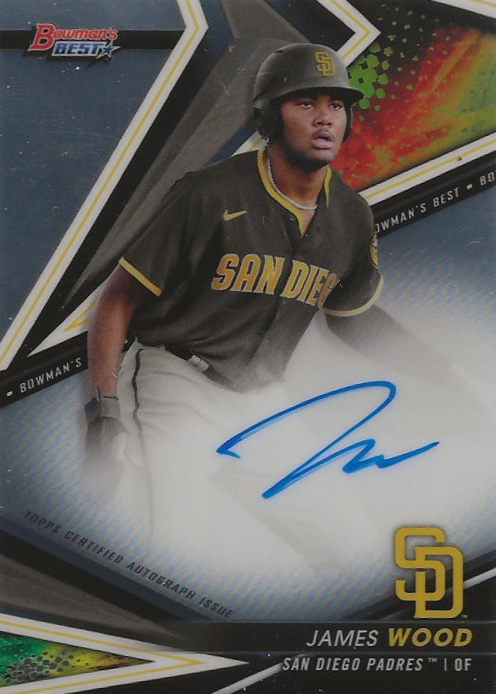 2024 Bowman Sapphire Edition - Chrome Prospects Yellow #BCP-91 James Wood  /75 (RC) for sale online