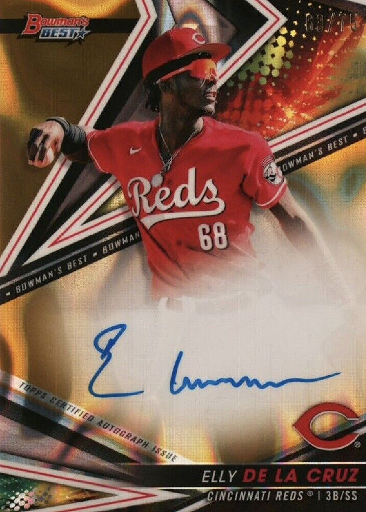 2022 Bowman's Best Best of '22 Autographs Blue Refractor #B22-EDL