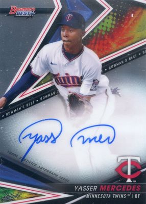 2022 Bowman's Best #T22-YME Best of 2022 Autographs