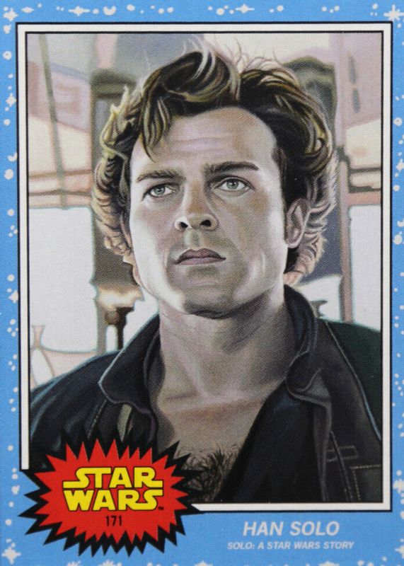 Han Solo 2021 Topps Living #171 Base (Print Run: 1,838) SGC 9