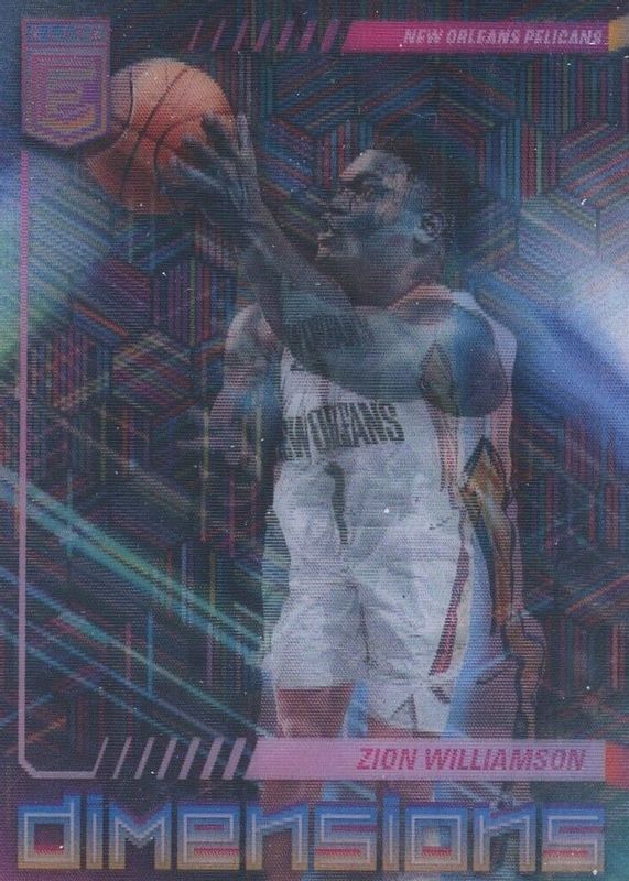 Zion Williamson 2022 Elite #10 Dimensions /(SSP) PSA 8