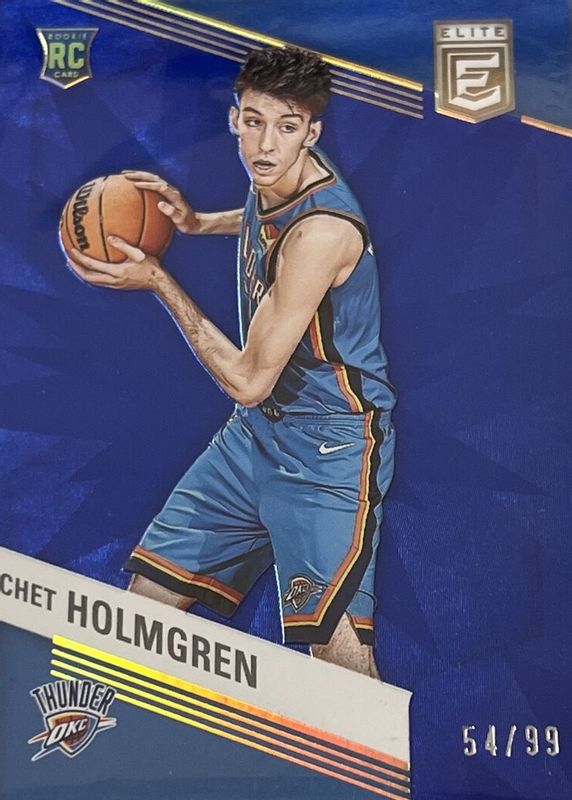 Chet Holmgren 2022 Elite #241 Blue /99 Rookie RAW