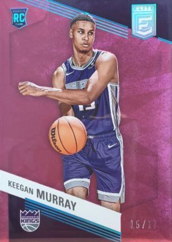 Keegan Murray 2022 Elite #209 FOTL Pink /17 Rookie SGC 10