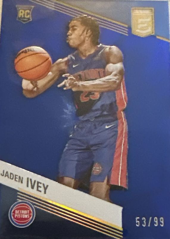 Jaden Ivey 2022 Elite #243 Blue /99 Rookie RAW