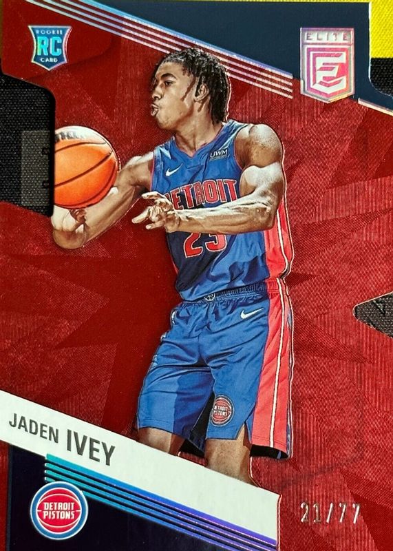 Jaden Ivey 2022 Elite #243 Aspirations (/77) Rookie RAW