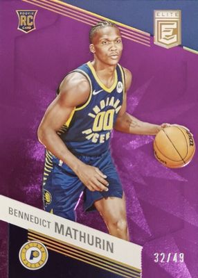 2022 Elite #214 Purple /49