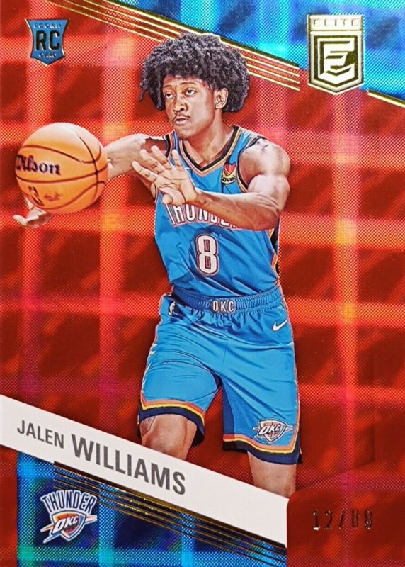 Jalen Williams 2022 Elite #213 Asia Hyper Red /88 Rookie PSA 10