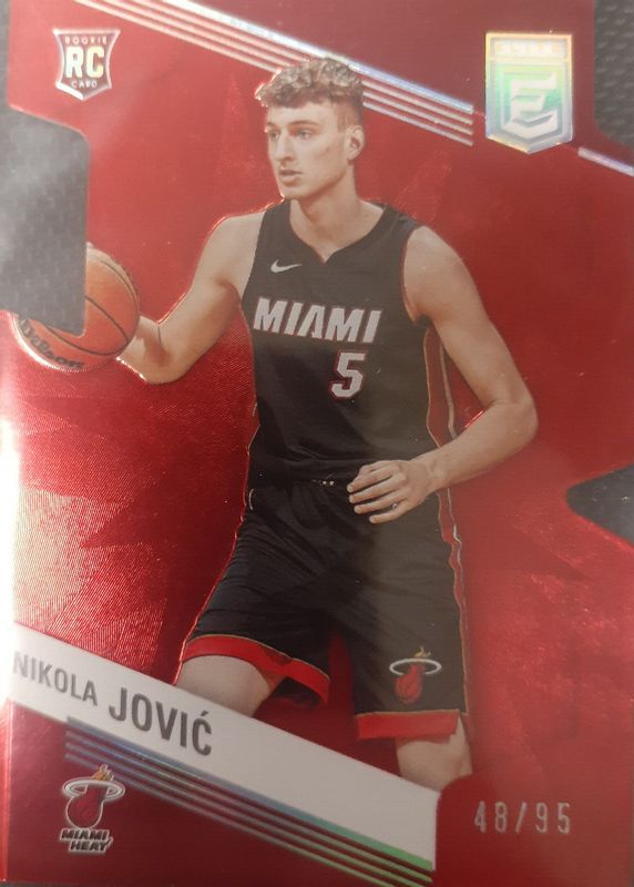 Nikola Jovic 2022 Elite #247 Aspirations (/95) Rookie RAW