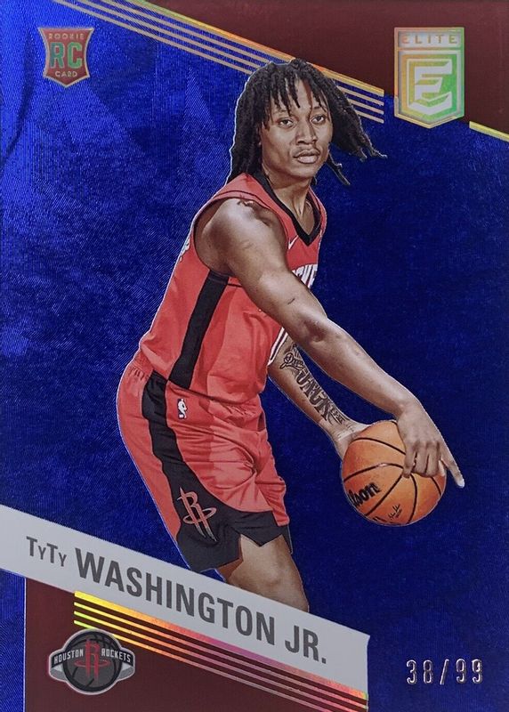 TyTy Washington Jr. 2022 Elite #227 Blue /99 Rookie SGC 10