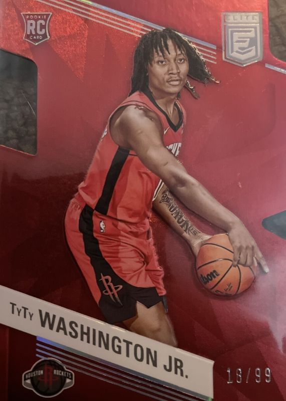 TyTy Washington Jr. 2022 Elite #227 Aspirations (/99) Rookie SGC 10