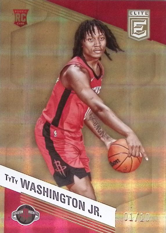 TyTy Washington Jr. 2022 Elite #227 Gold /10 Rookie BGS 9