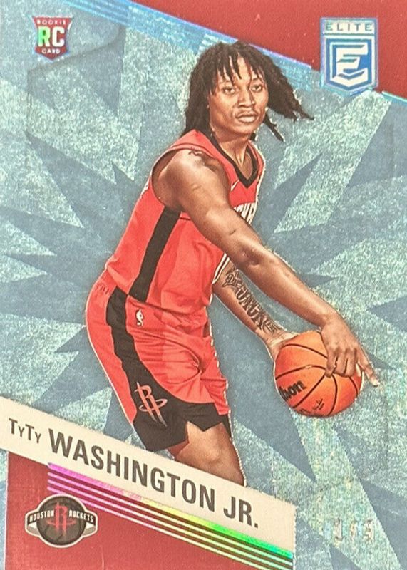 TyTy Washington Jr. 2022 Elite #227 FOTL Platinum /3 Rookie SGC 10