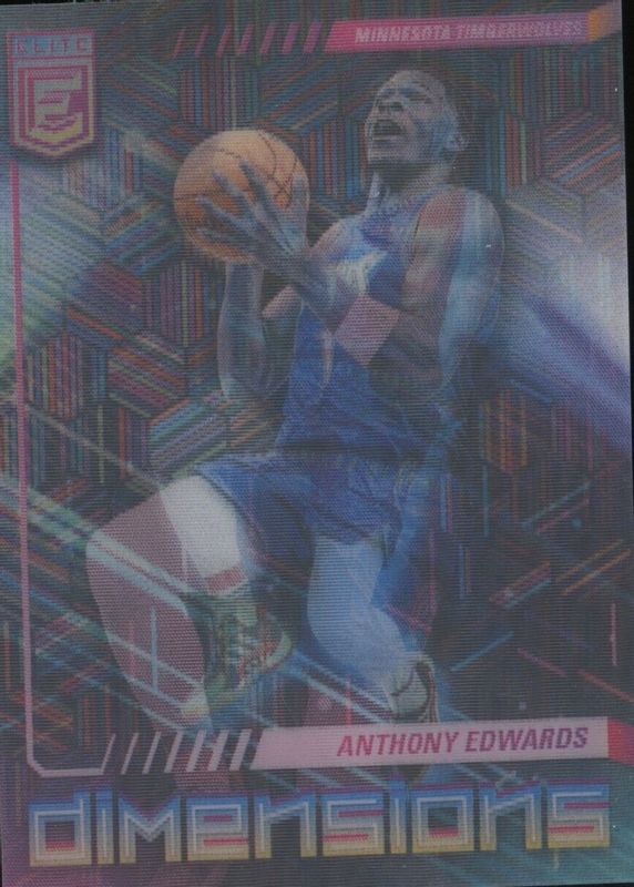 Anthony Edwards 2022 Elite #15 Dimensions /(SSP) RAW