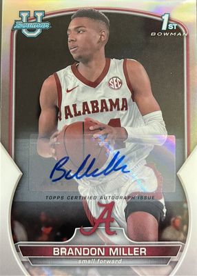 2022 Bowman Chrome University #80 Prospect Autographs - Refractor /499 (1st)