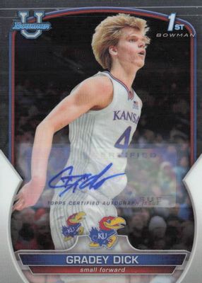 2022 Bowman Chrome University #41 Prospect Autographs (1st)